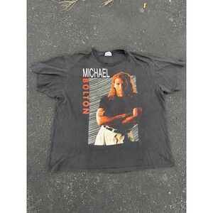 Vintage Michael Bolton Soul Provider 1990 Tour T-Shirt Hanes XL Concert‎ Tee